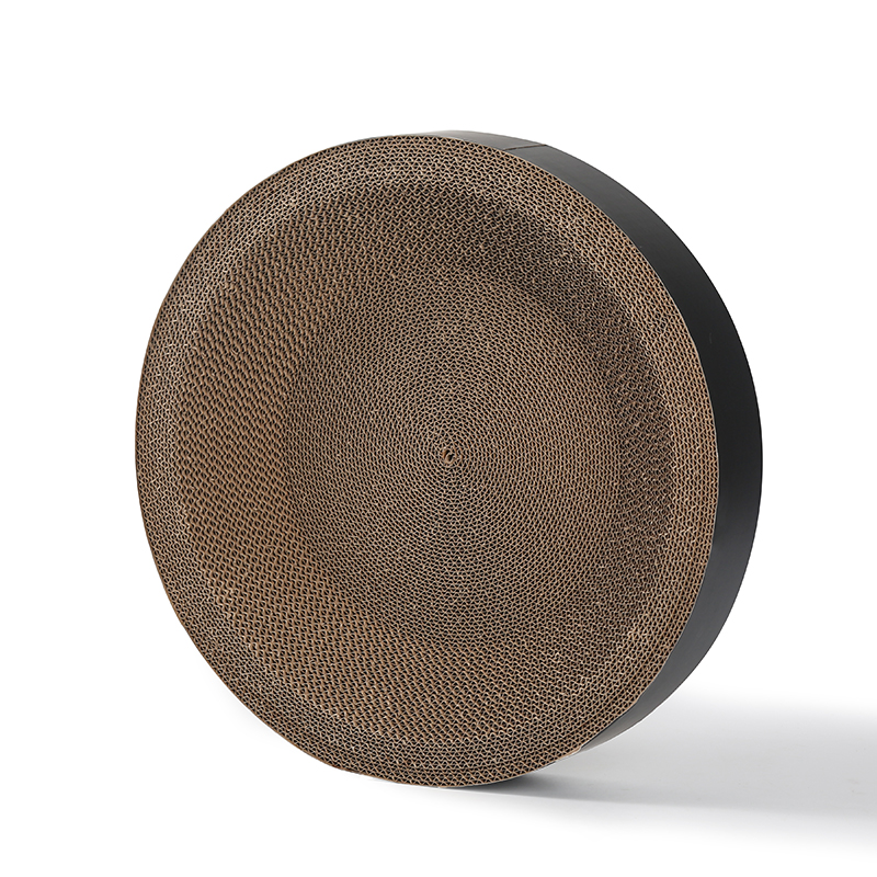 Circular cat scratch board