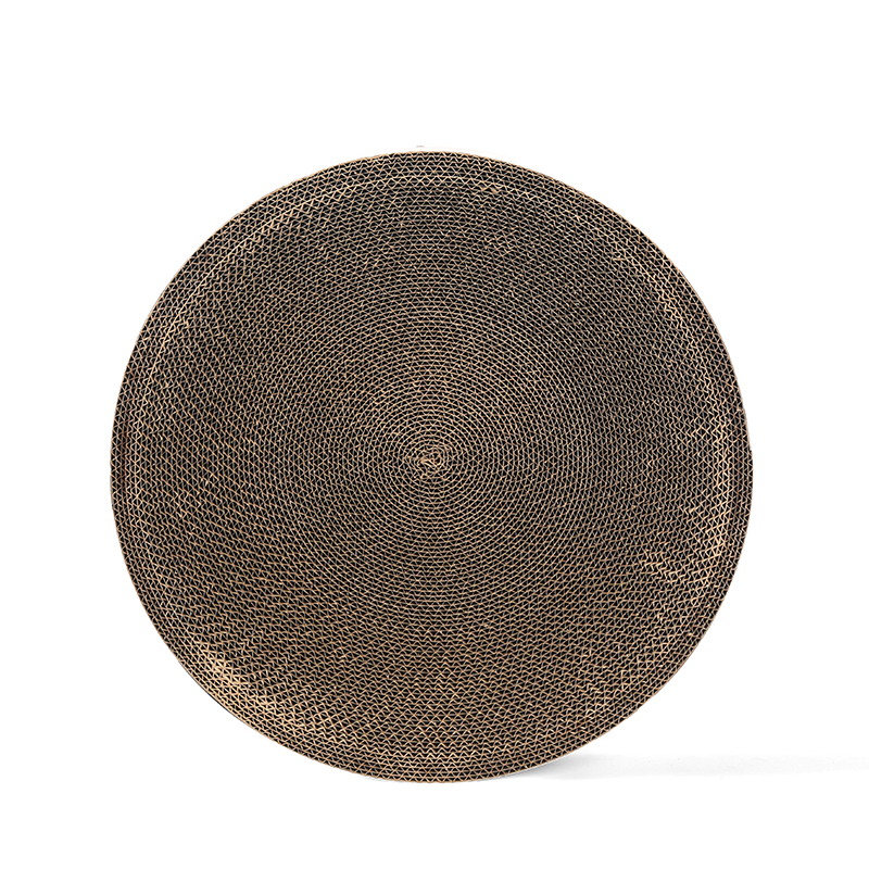 Circular cat scratch board