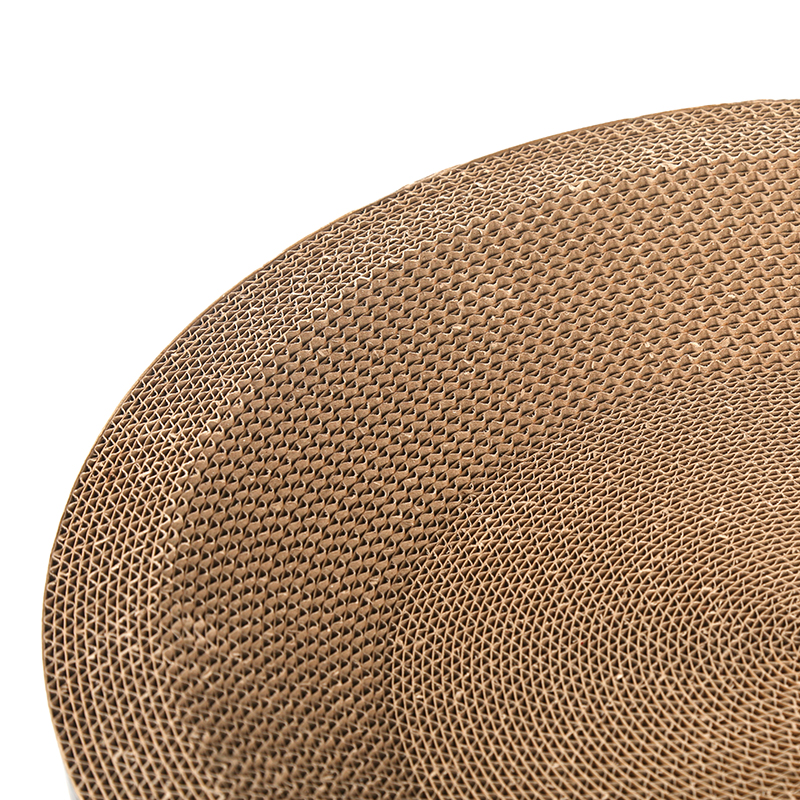 Oval cat scratch board