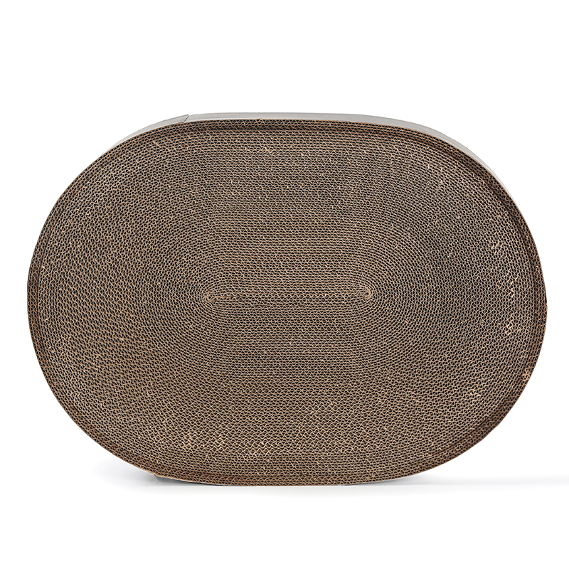 Oval cat scratch board