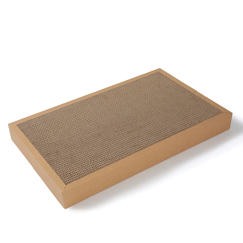 Square cat scratch board