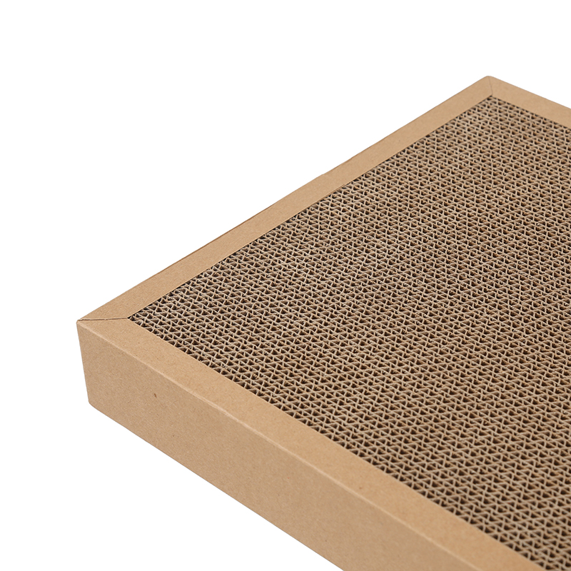 Square cat scratch board