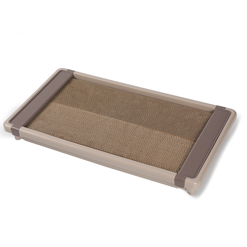 Cat scratch board with base